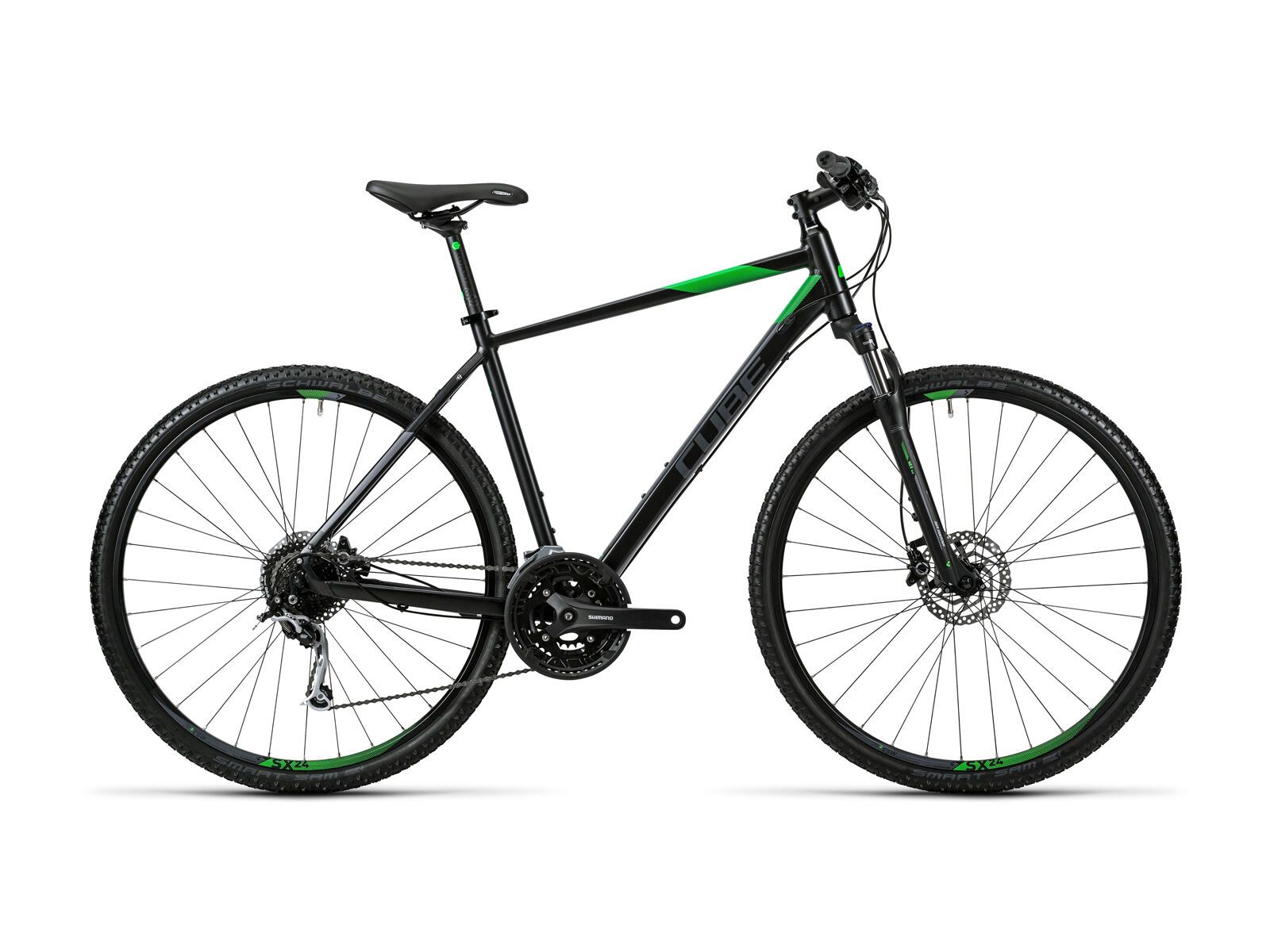 Cube Nature, black flashgreen grey - Bild 1