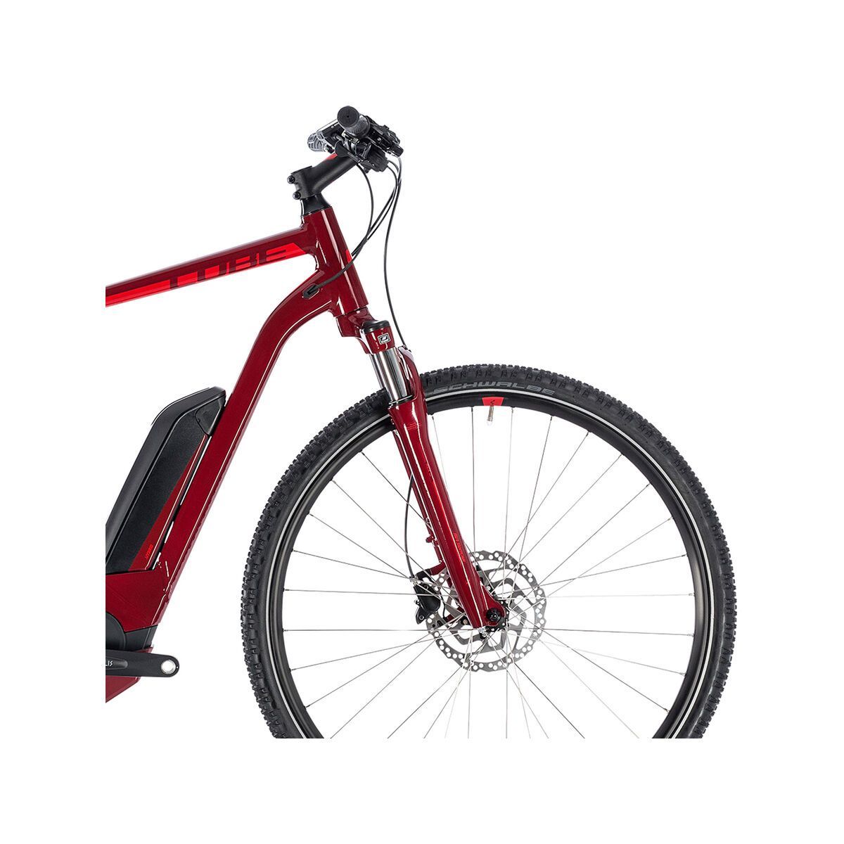 Cube Cross Hybrid Pro 400, darkred´n´red - Bild 7