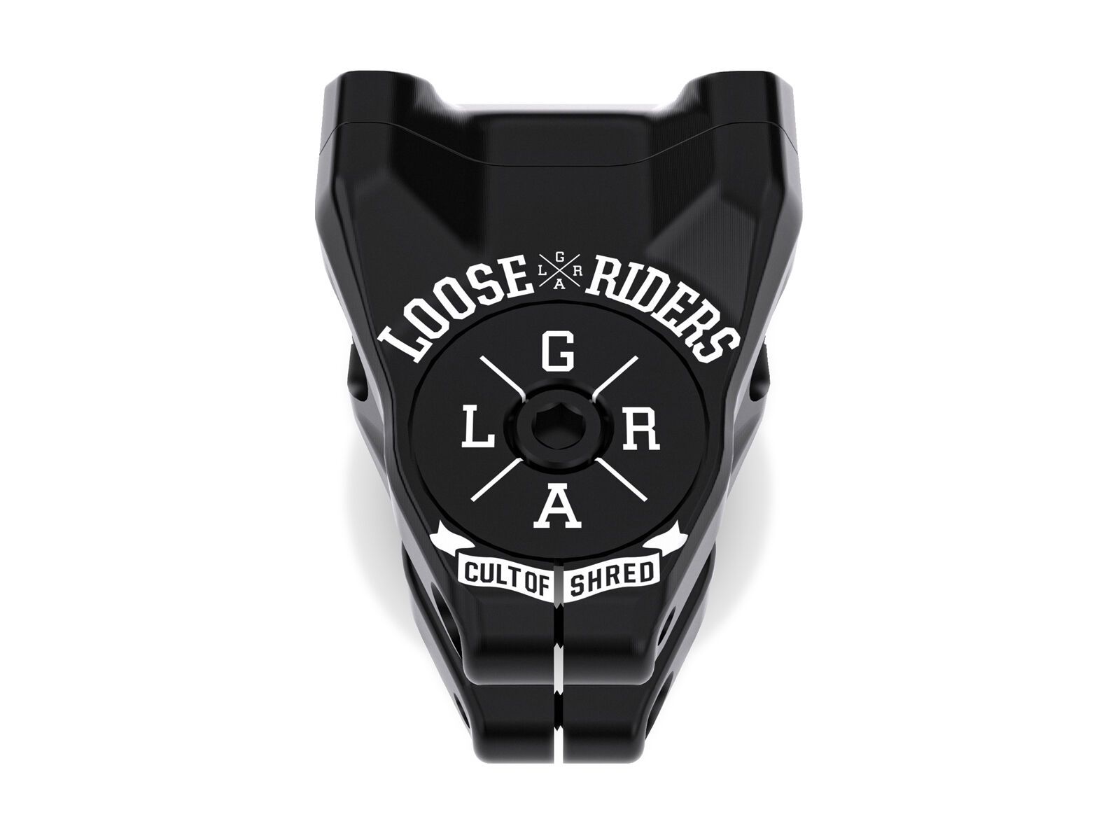 Loose Riders Renegade Stem X-Logo White, black - Bild 2