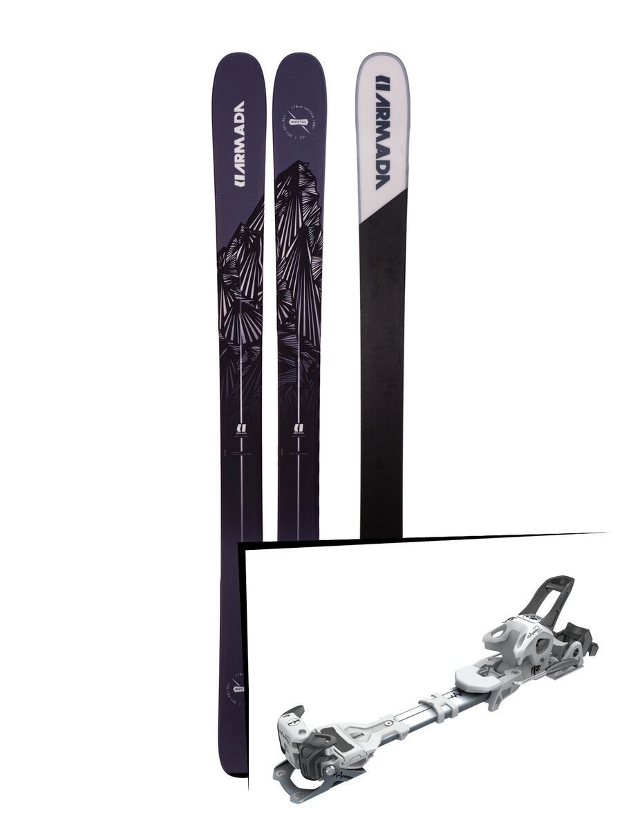 Set: Armada Invictus 108 Ti 2019 + Tyrolia Ambition 12 AT solid white black - Bild 1