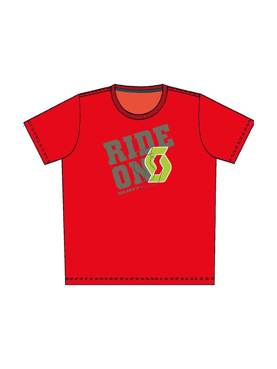 Scott Deep Trail 10 s/sl T-Shirt, orange melange - Bild 1