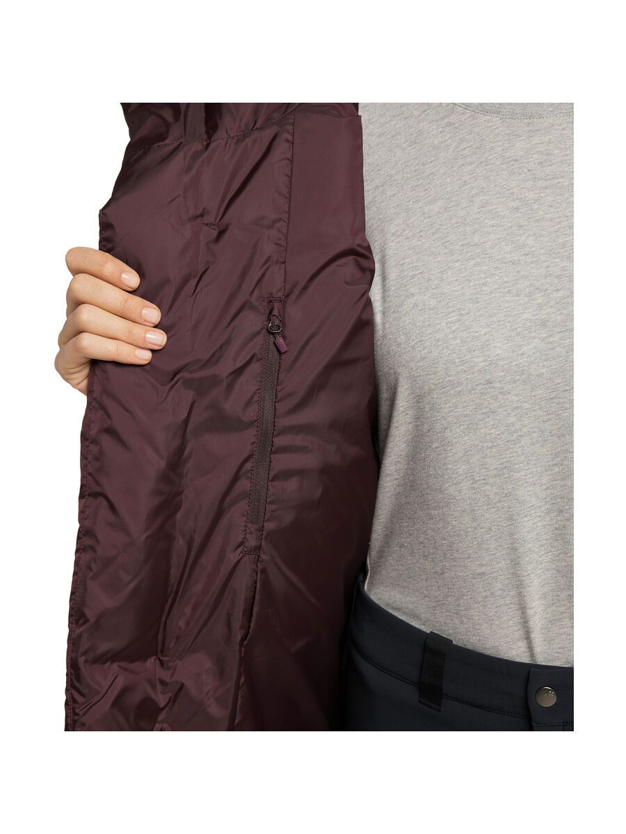 Haglöfs Long Down Parka Women, burgundy brown - Bild 7