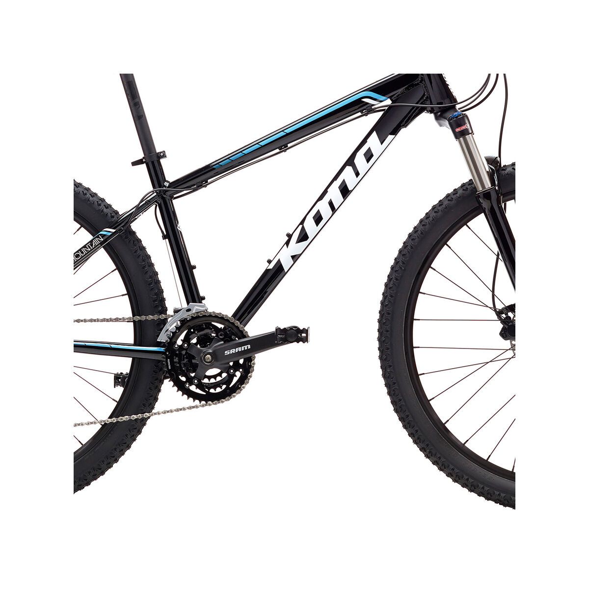Kona Fire Mountain 26, gloss black/white/cyan - Bild 3