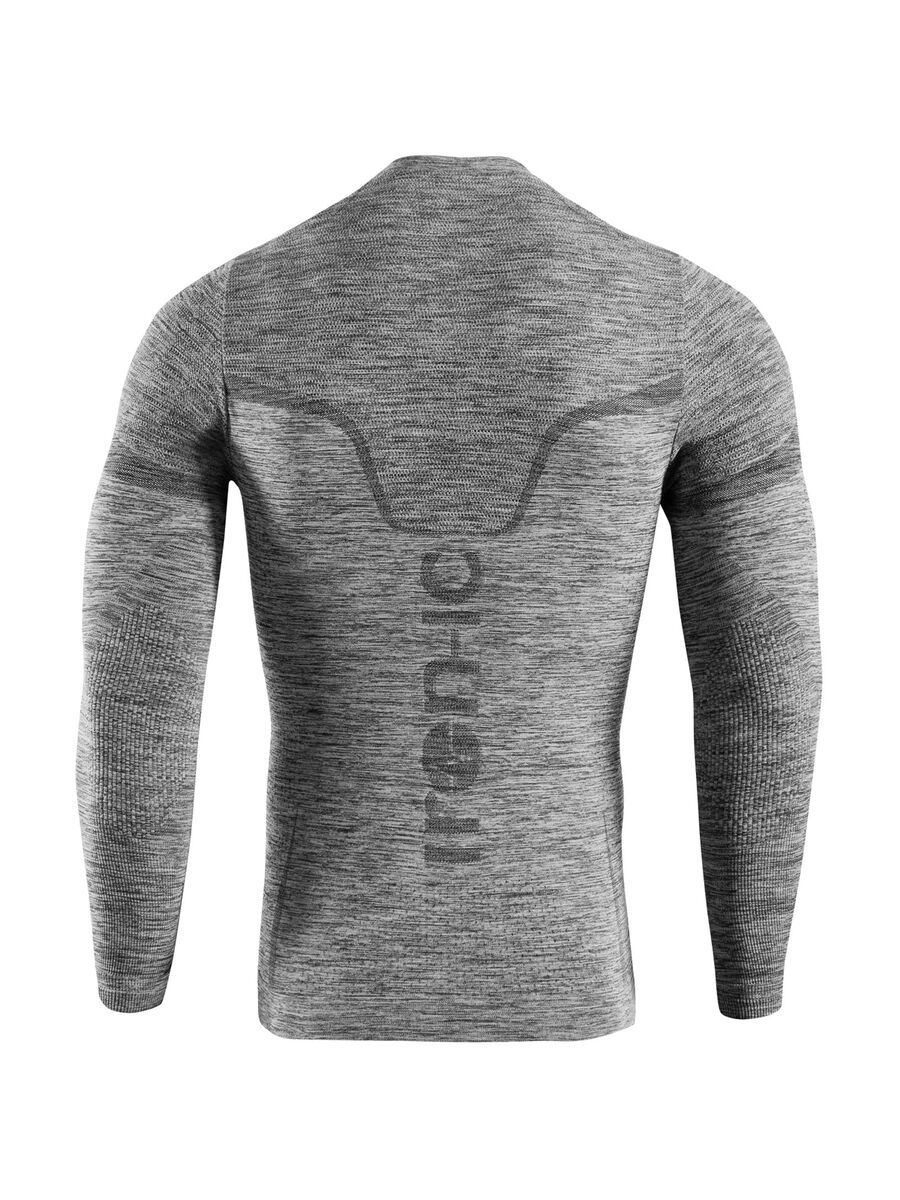 Iron-ic Long-Sleeve T-Shirt Performance 3DN Advance - Man, grey melange - Bild 2