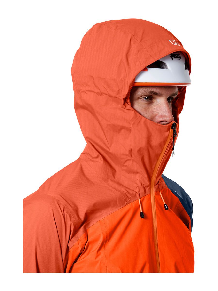 Ortovox Westalpen 3L Light Jacket M, burning orange - Bild 4