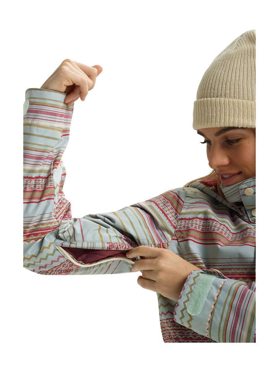 Burton Women's Jet Set Jacket, aqua gray revel - Bild 7
