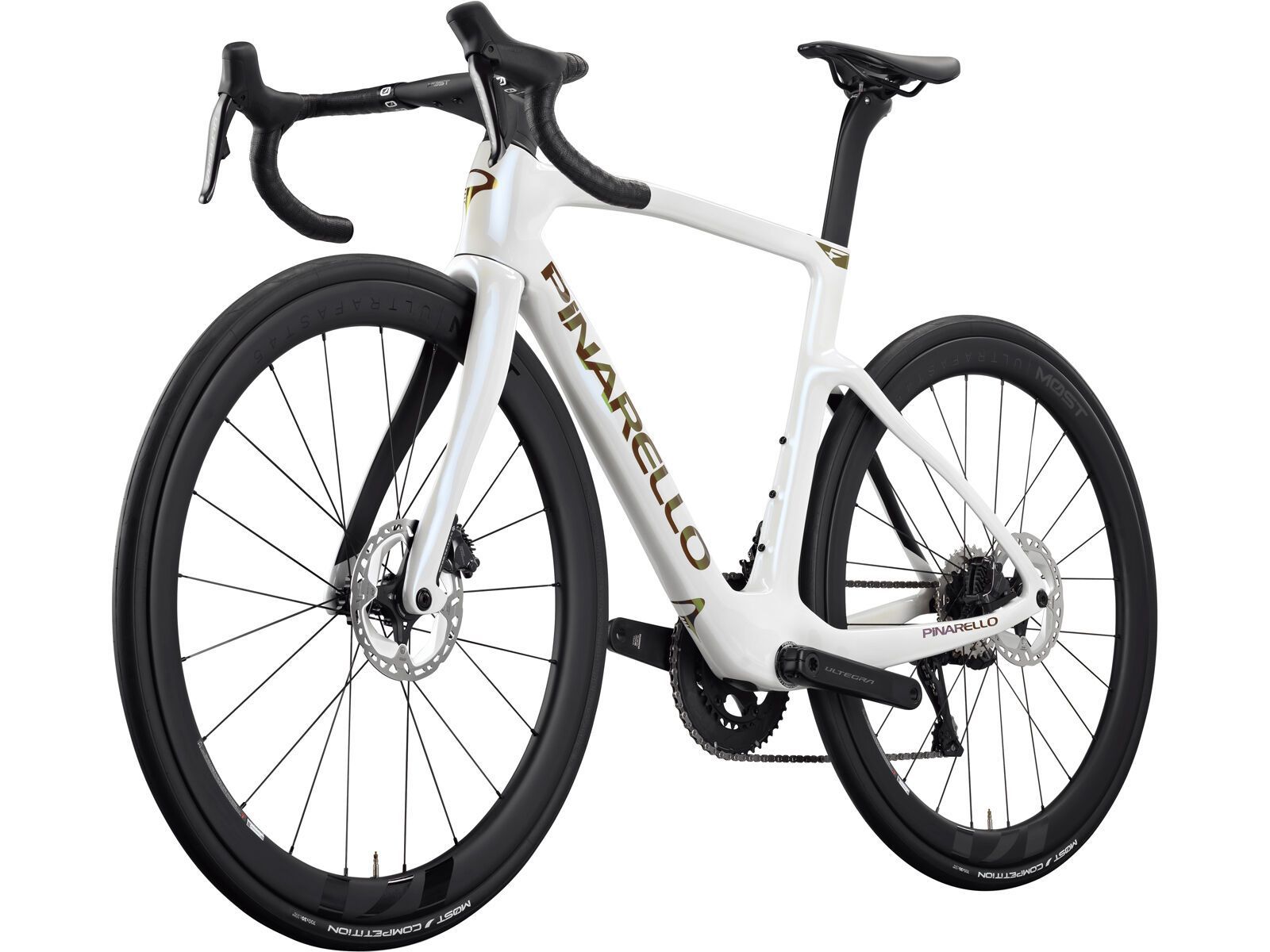 Pinarello F7 Ultegra Di2 2x12 / MOST Ultrafast 45, alabaster white shiny - Bild 3