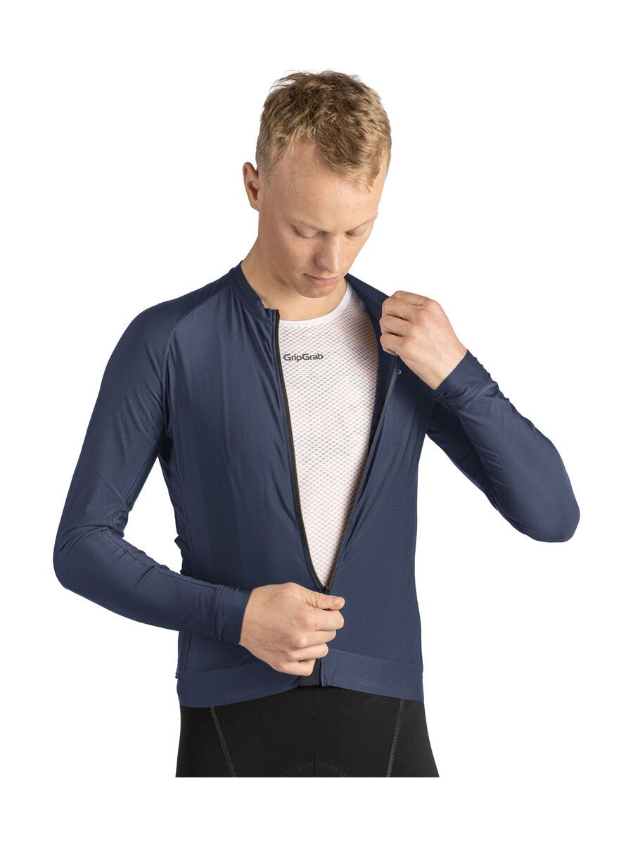 GripGrab PACR Long Sleeve Jersey, navy blue - Bild 7