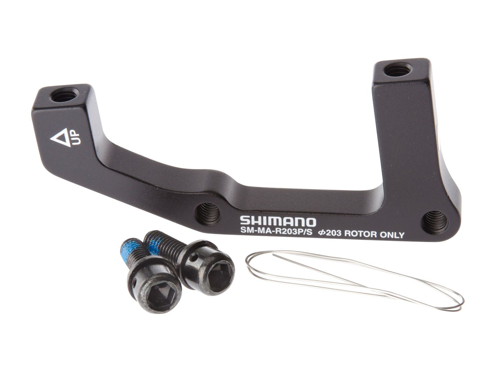 Shimano Scheibenbrems-Adapter von PM-Bremssattel auf IS-Gabel/-Rahmen - HR, 203 mm - Bild 1