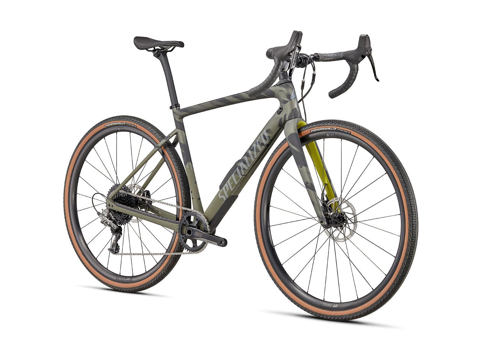 Specialized Diverge Comp Carbon, satin olive/oak/chrome/wild - Bild 2