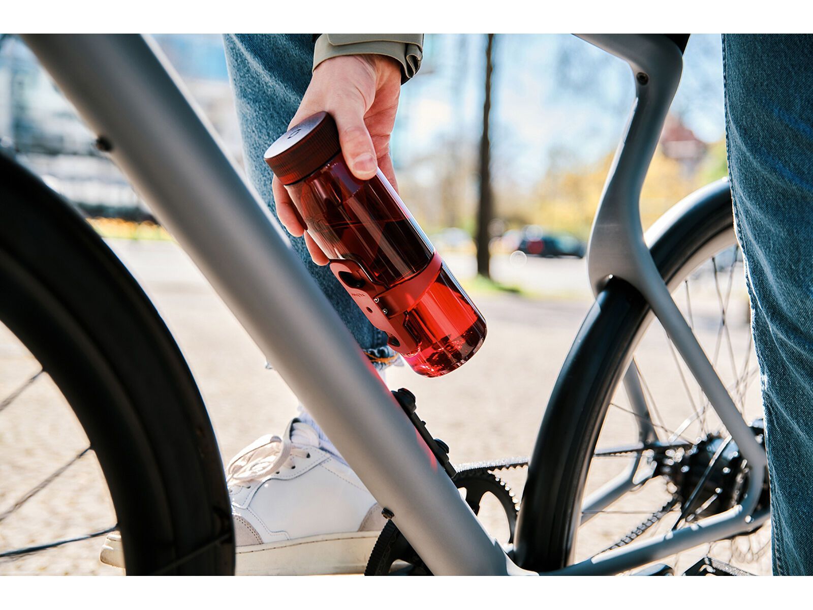 Fidlock Twist Bottle 700 Life + Bike Base, trans. dark red - Bild 19