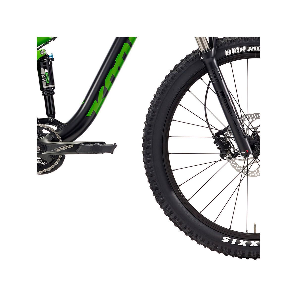 Kona Stinky 24, matt green w/ black & green decals - Bild 4