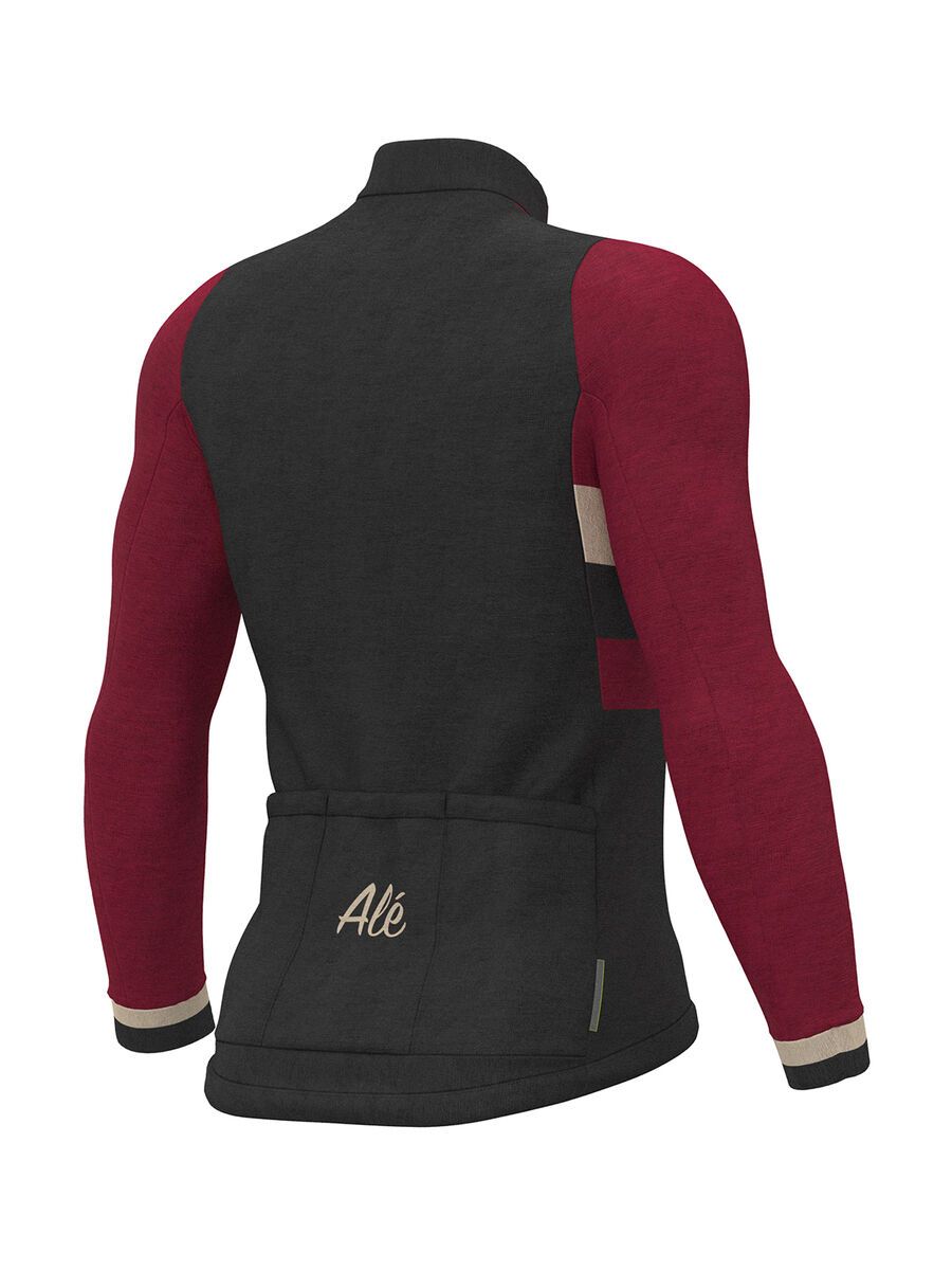 Ale Vintage LS Jersey, bordeaux - Bild 2