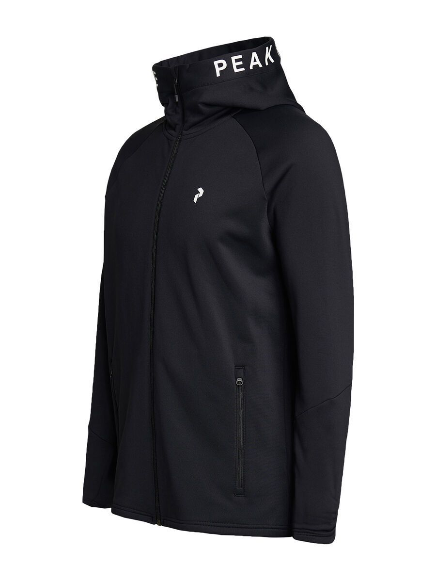 Peak Performance Rider Zip Hood, black - Bild 3