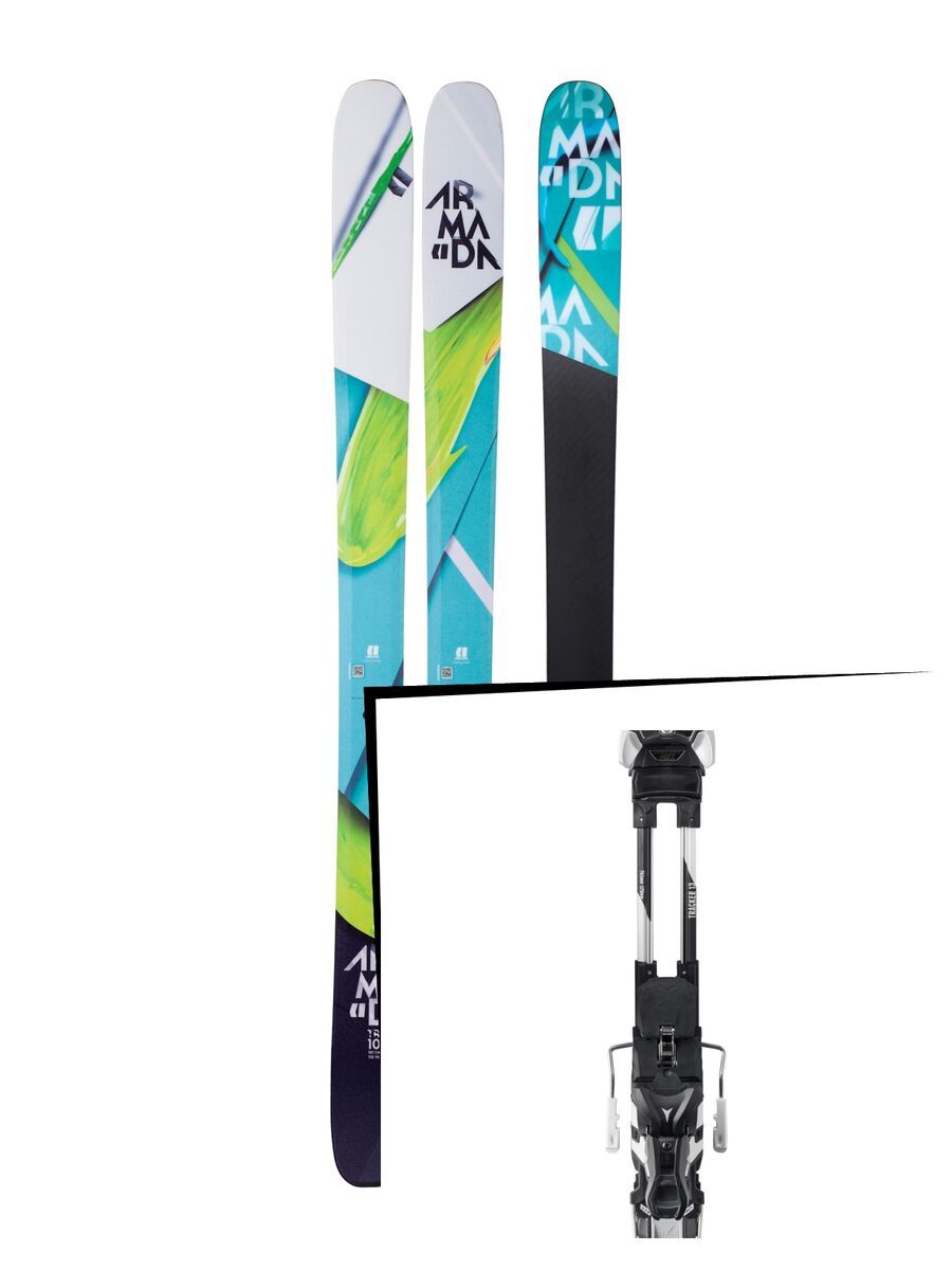 Set: Armada Trace 108 2018 + Atomic Tracker 13 MNC black/silver - Bild 1