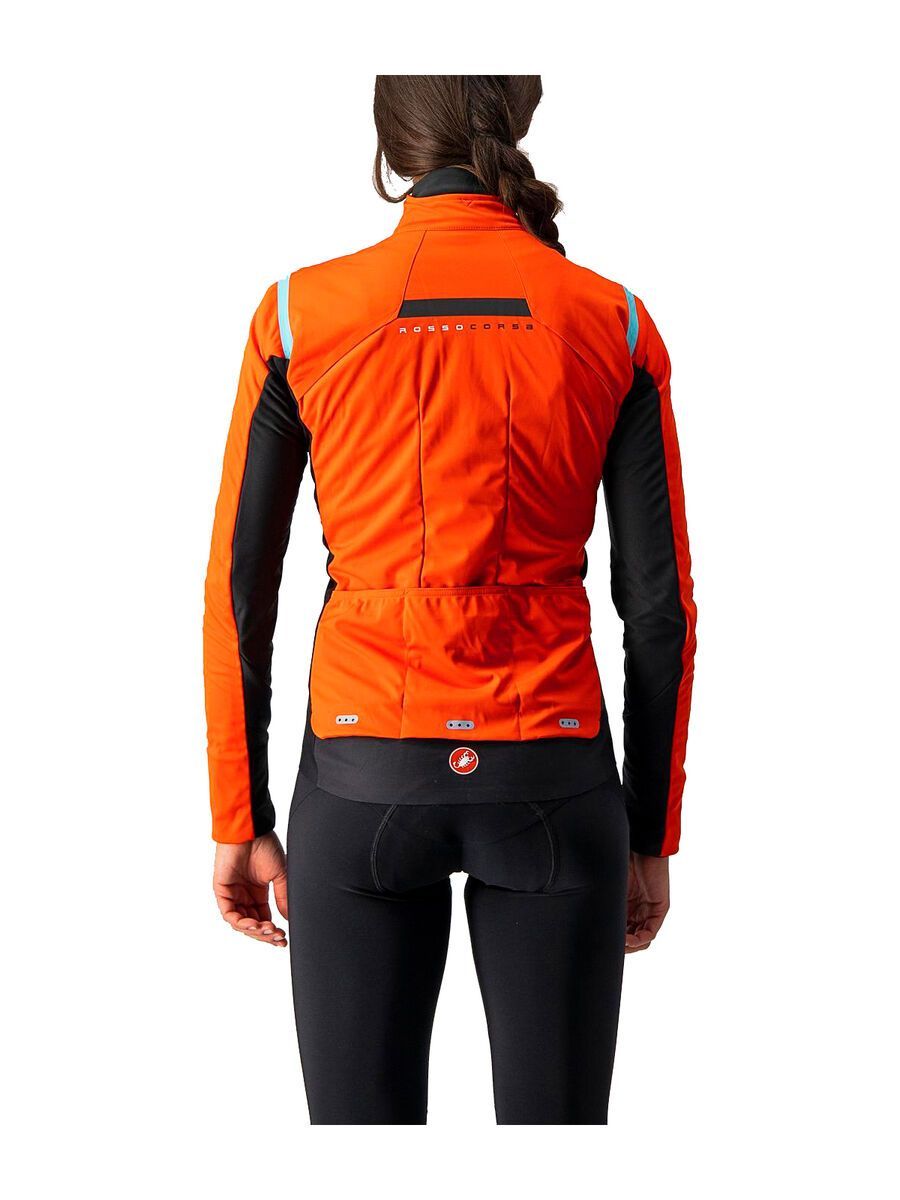Castelli Alpha RoS 2 W Jacket, fiery red/celeste-matt blue - Bild 2