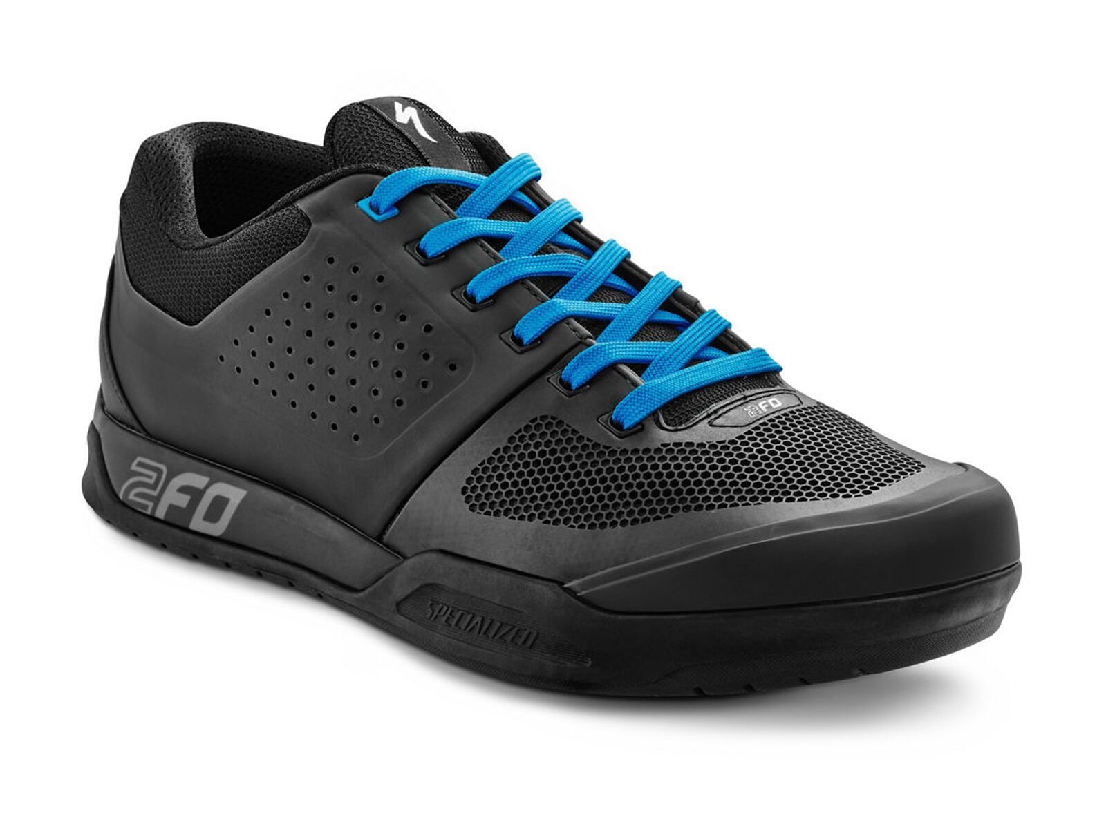 Specialized 2FO Flat MTB, Black/Neon Blue - Bild 1