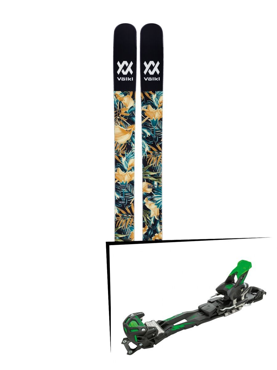 Set: Völkl Bash 116 2018 + Tyrolia Adrenalin 16 solid black flash green - Bild 1