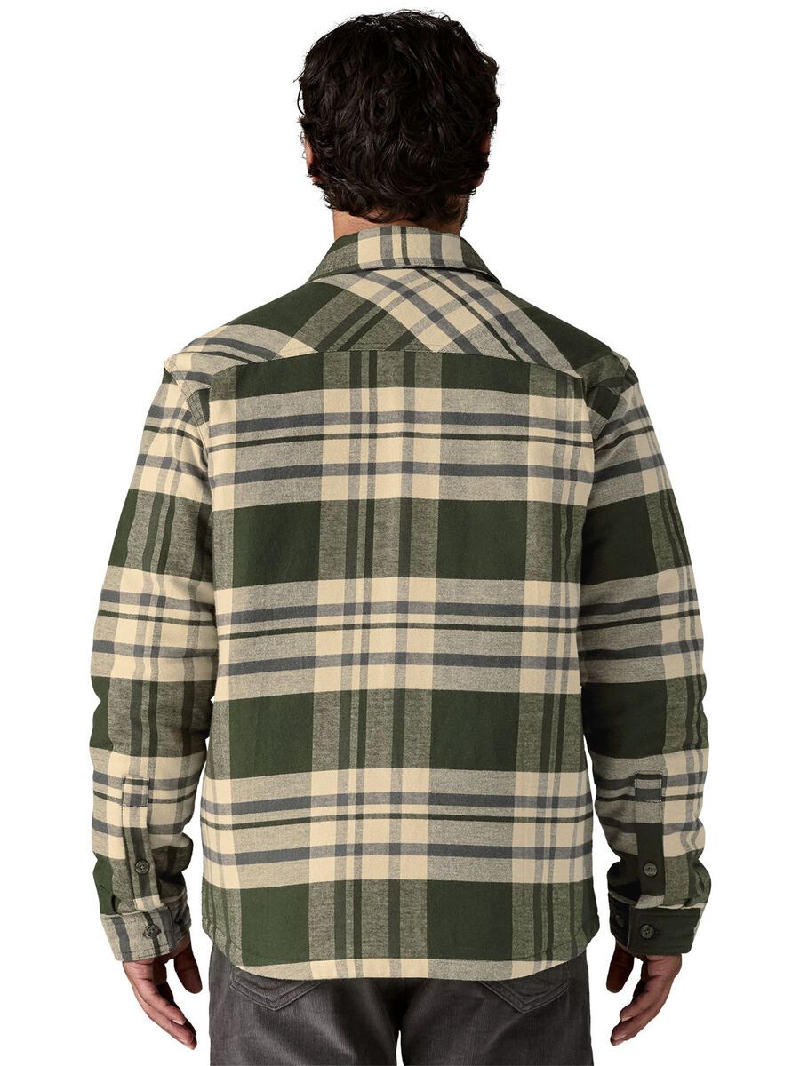 Patagonia Men's Lightweight Insulated Fjord Flannel Shirt Ashore, old growth green - Bild 3