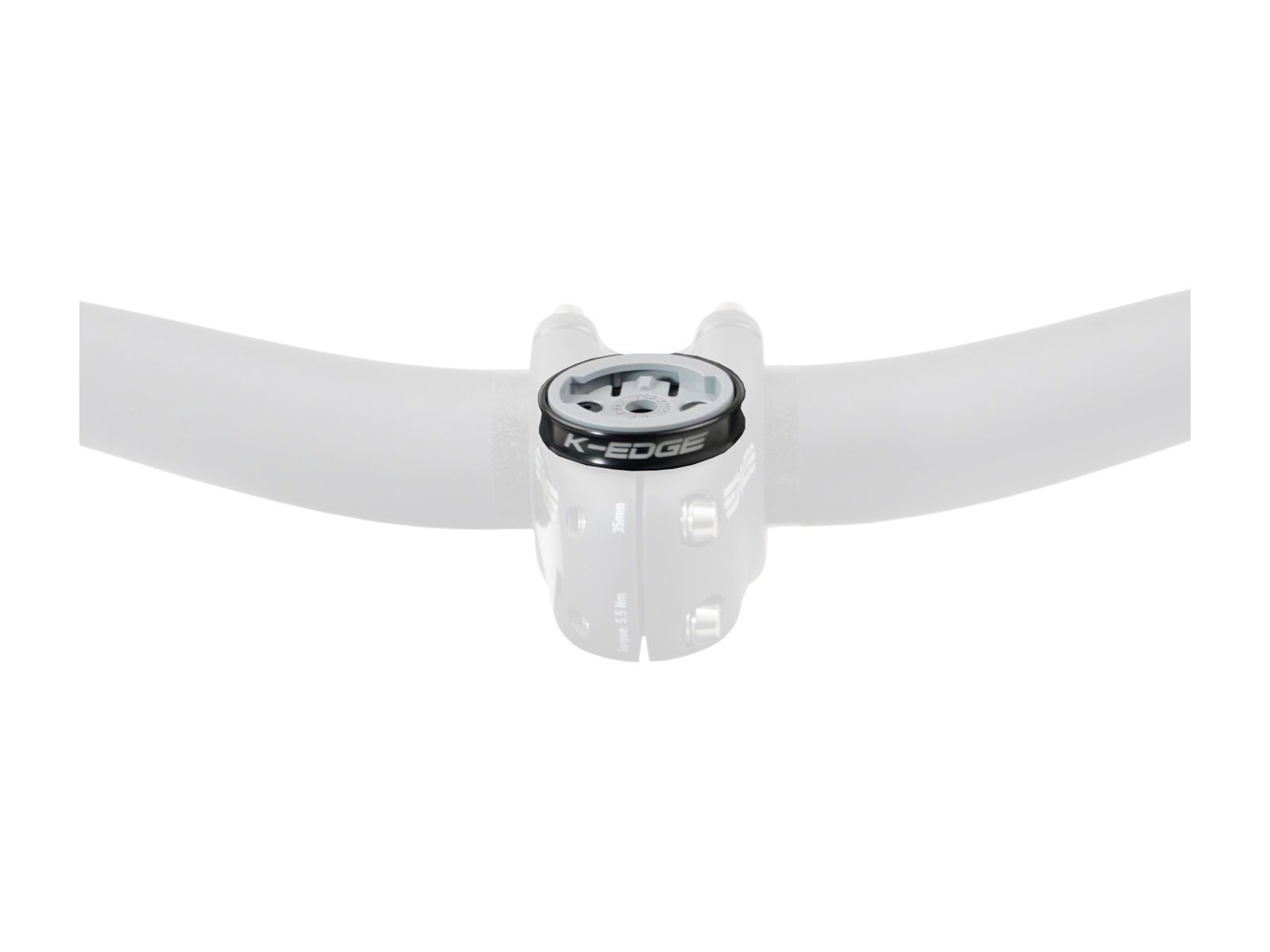 K-Edge Gravity Top Cap Mount Garmin, gun metal - Bild 2