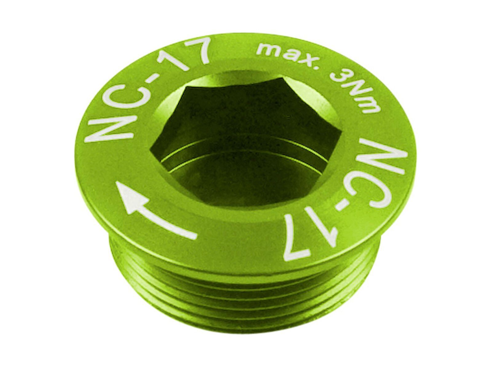 NC-17 Hollow II M20x1 MTB Kurbelschraube, green - Bild 1