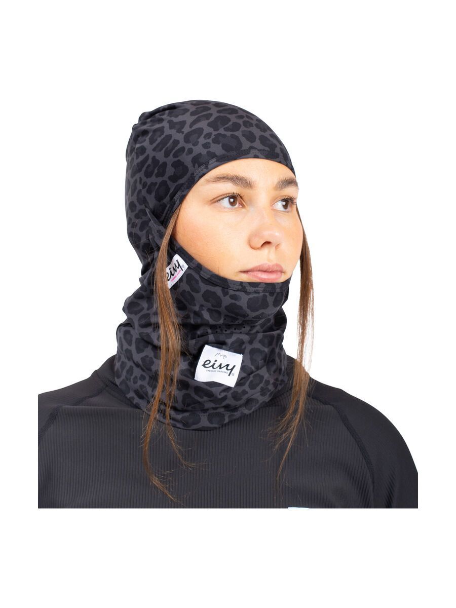 Eivy Hinge Balaclava, black leopard - Bild 3
