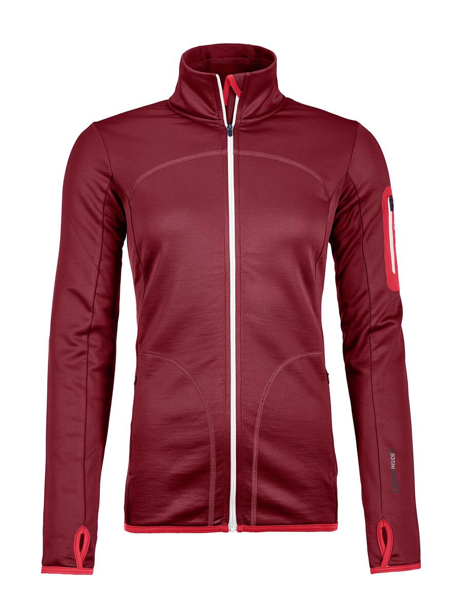 Ortovox Merino Fleece Jacket W, dark blood - Bild 1