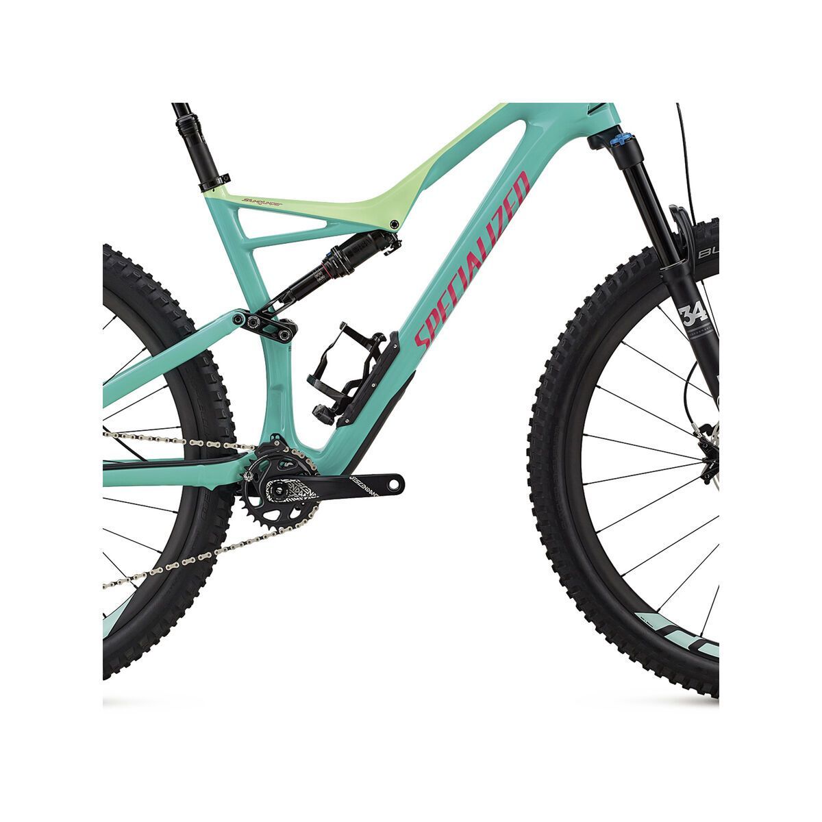 Specialized Stumpjumper FSR Expert Carbon 29/6Fattie, heritage gloss acid mint/acid kiwi/acid pink - Bild 5