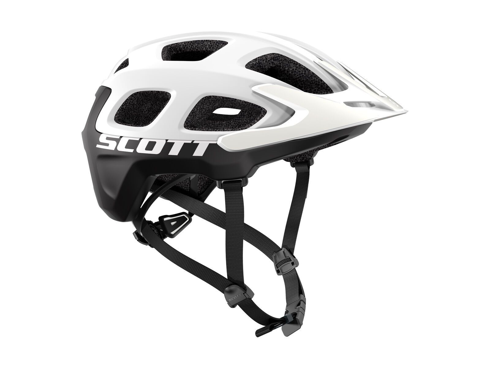 *** 2. Wahl *** Scott Vivo Helmet, white black - Fahrradhelm | Größe L // 59-61 cm - Bild 1