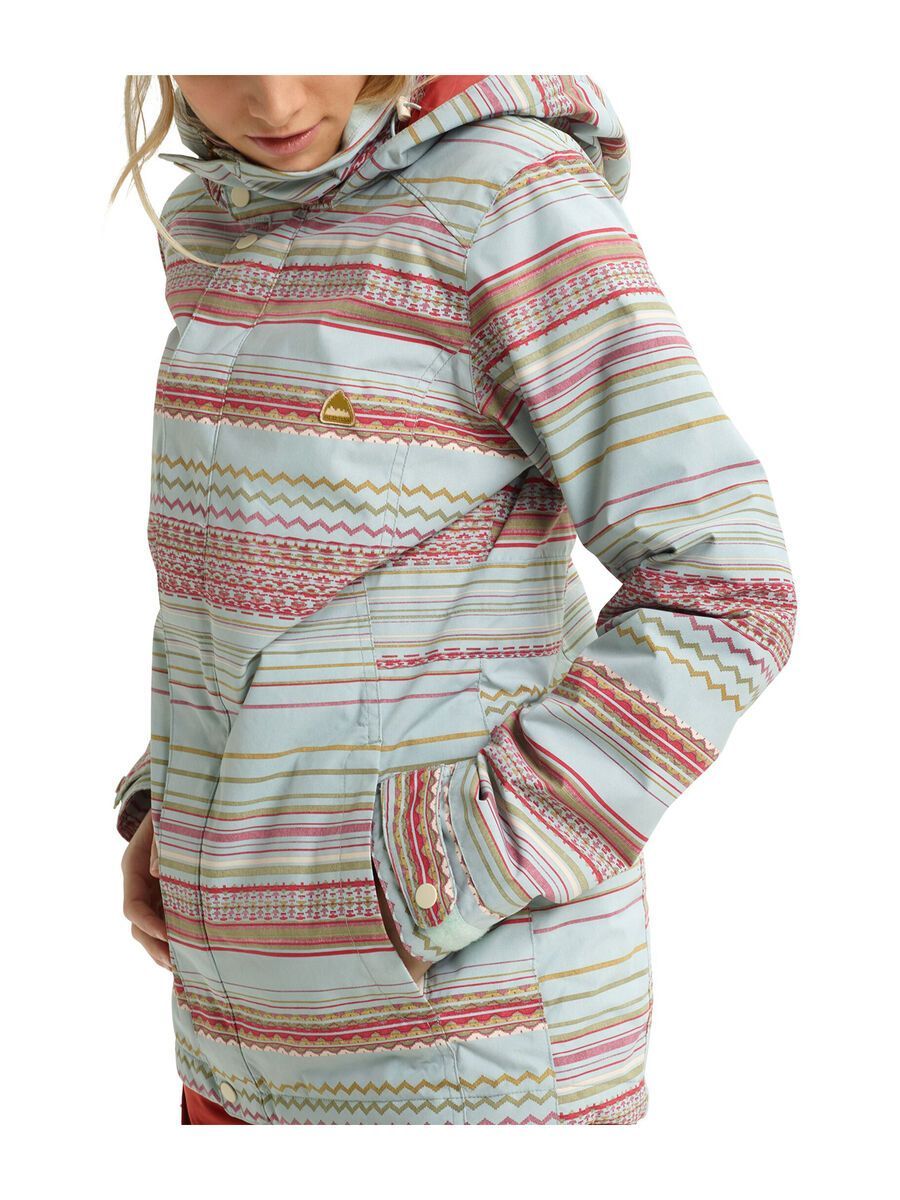 Burton Women's Jet Set Jacket, aqua gray revel - Bild 8