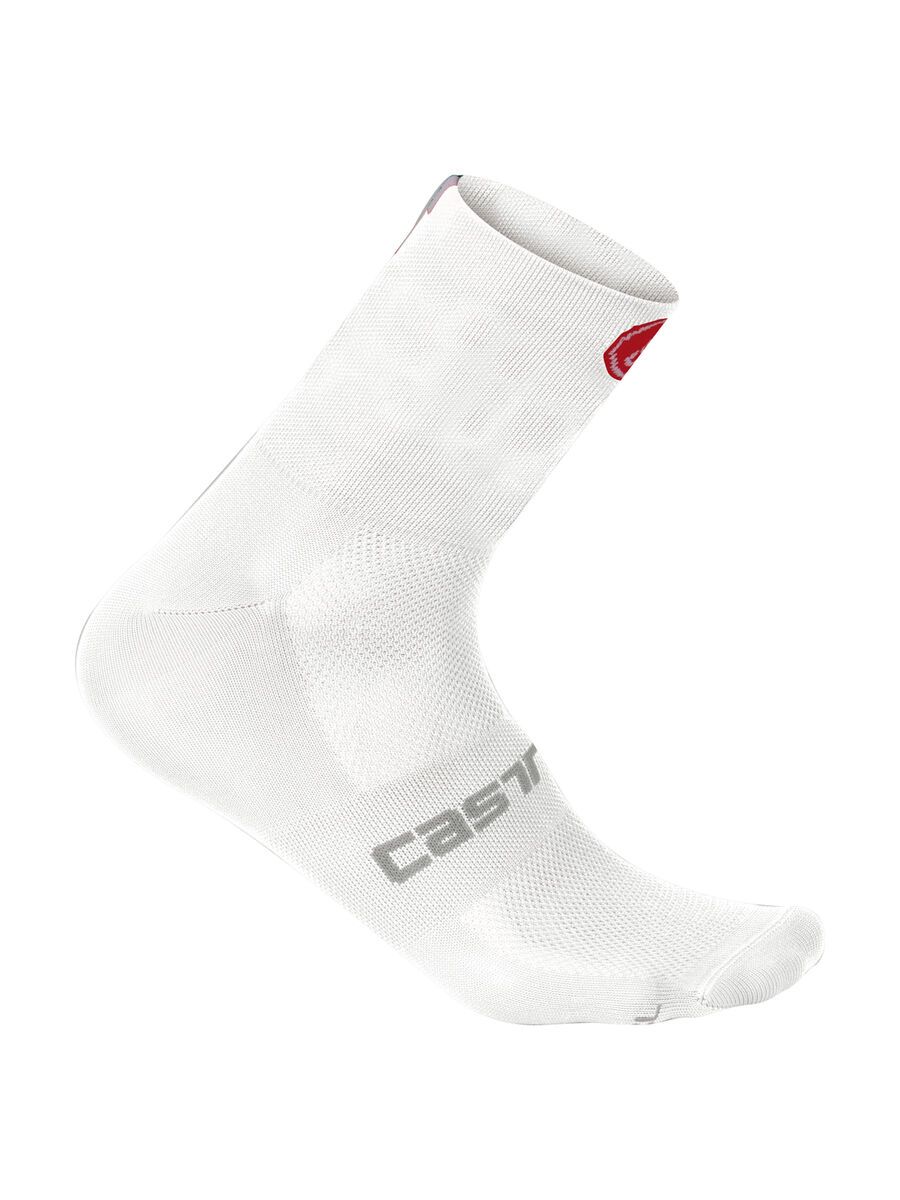 Castelli Quattro 9 Sock, white - Bild 1