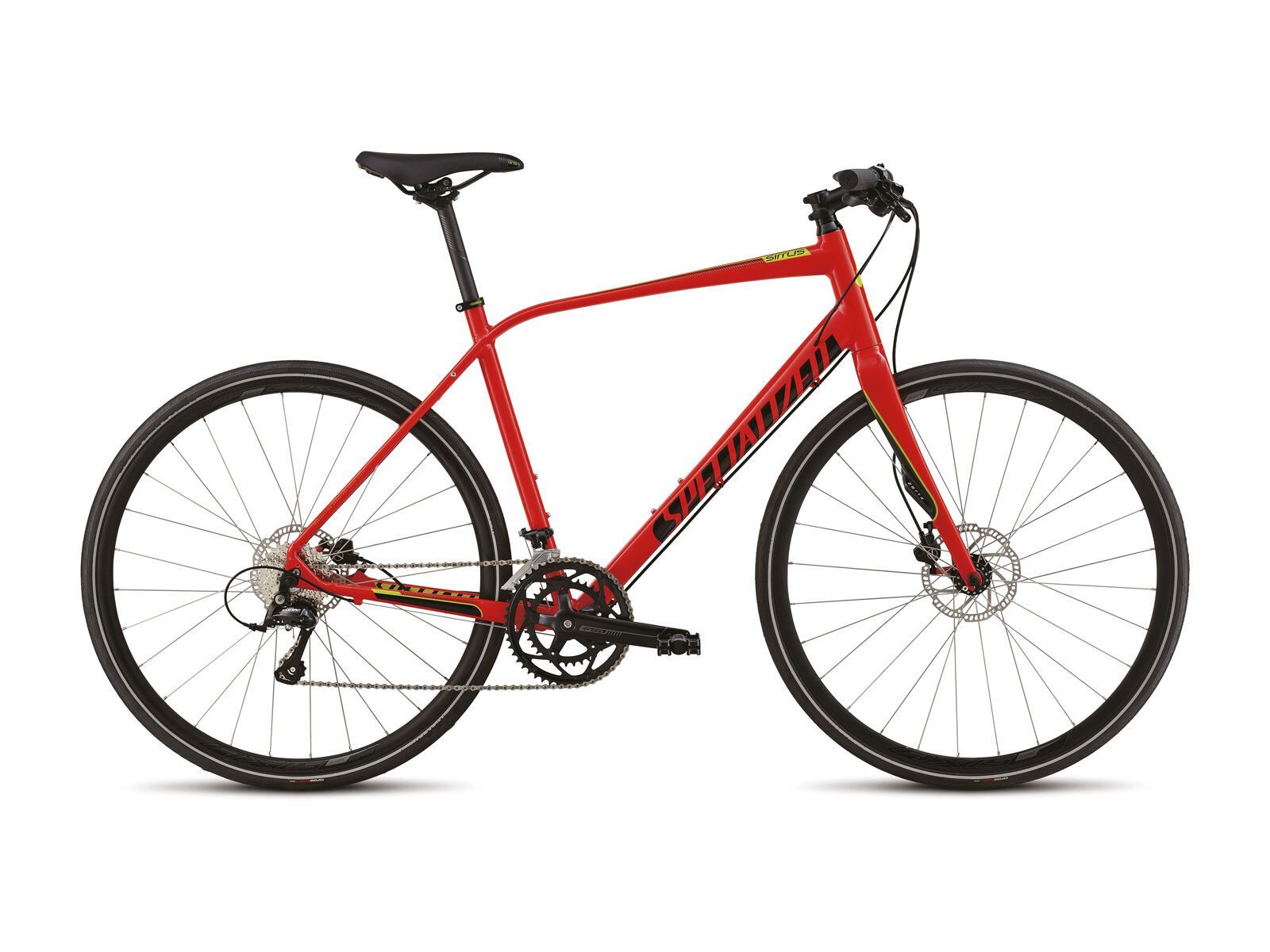 Specialized Sirrus Elite Disc, Gloss Rocket Red/Black/Hyper - Bild 1