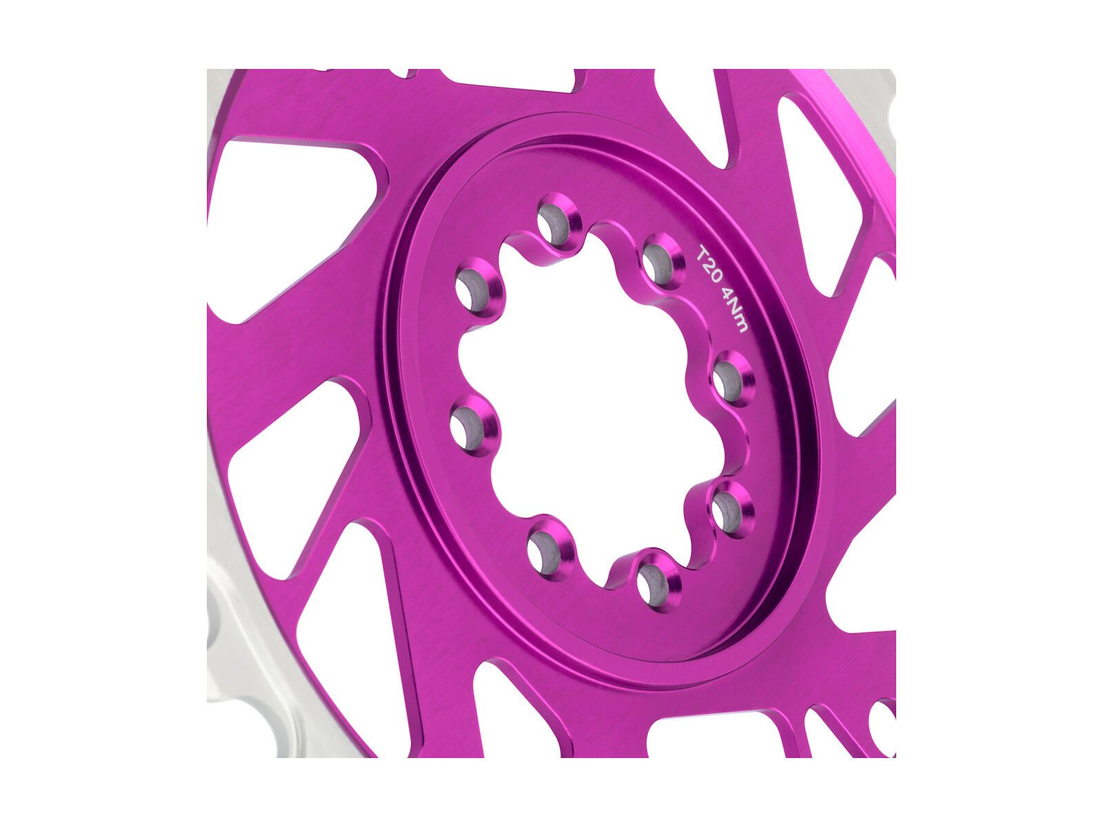 Burgtec 3 mm Offset Thick Thin Chainring SRAM 8-Bolt, purple rain - Bild 7