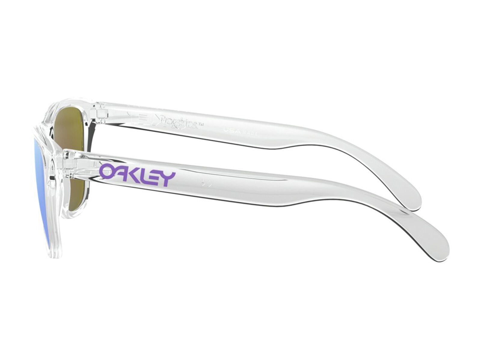 Oakley Frogskins XS, polished clear/Lens: violet iridium - Bild 4