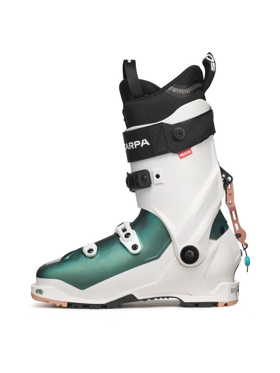 Scarpa F1 RS Woman, white/rainbow green - Bild 3