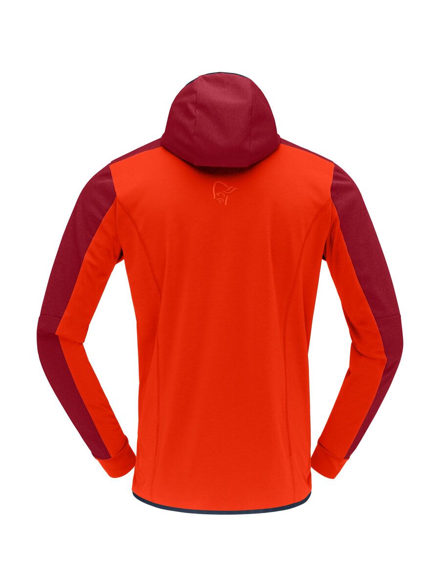 Norrona falketind warm2 Octa Hood M's, arednalin/rhubarb - Bild 2