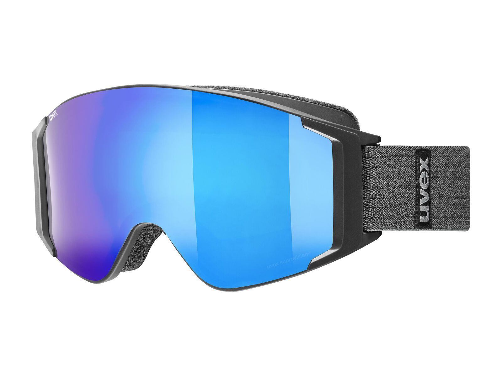 uvex g.gl 3000 TO + WS, black mat/Lens: mirror blue - Bild 1