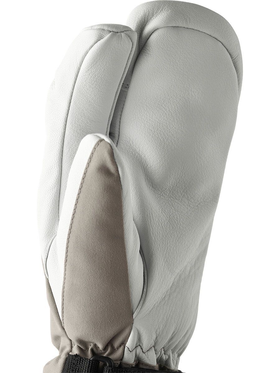 Hestra Army Leather Heli Ski 3 Finger, khaki - Bild 2