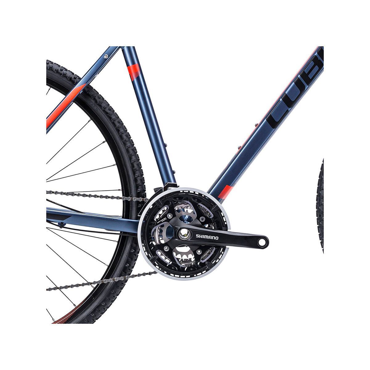 Cube Cross, smokeyblue flashred - Bild 3