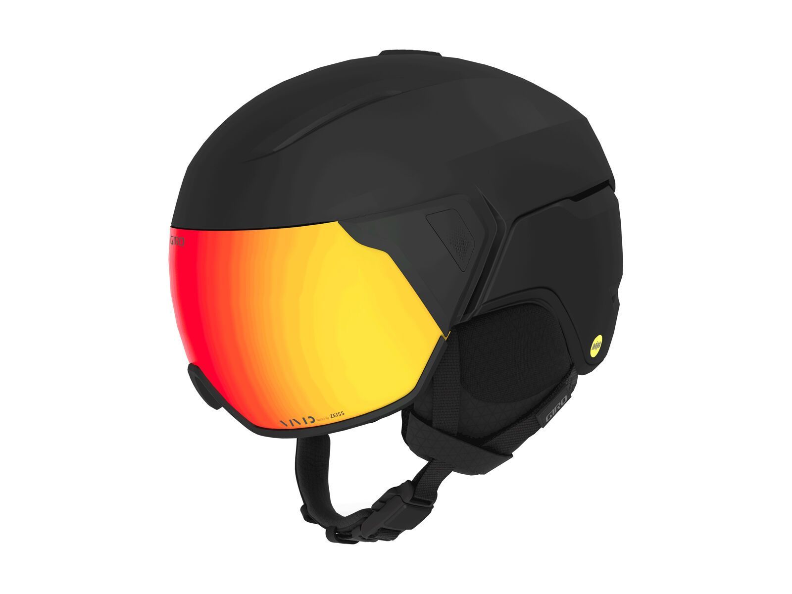 Giro Orbit Spherical MIPS, matte black + vivid ember - Bild 1