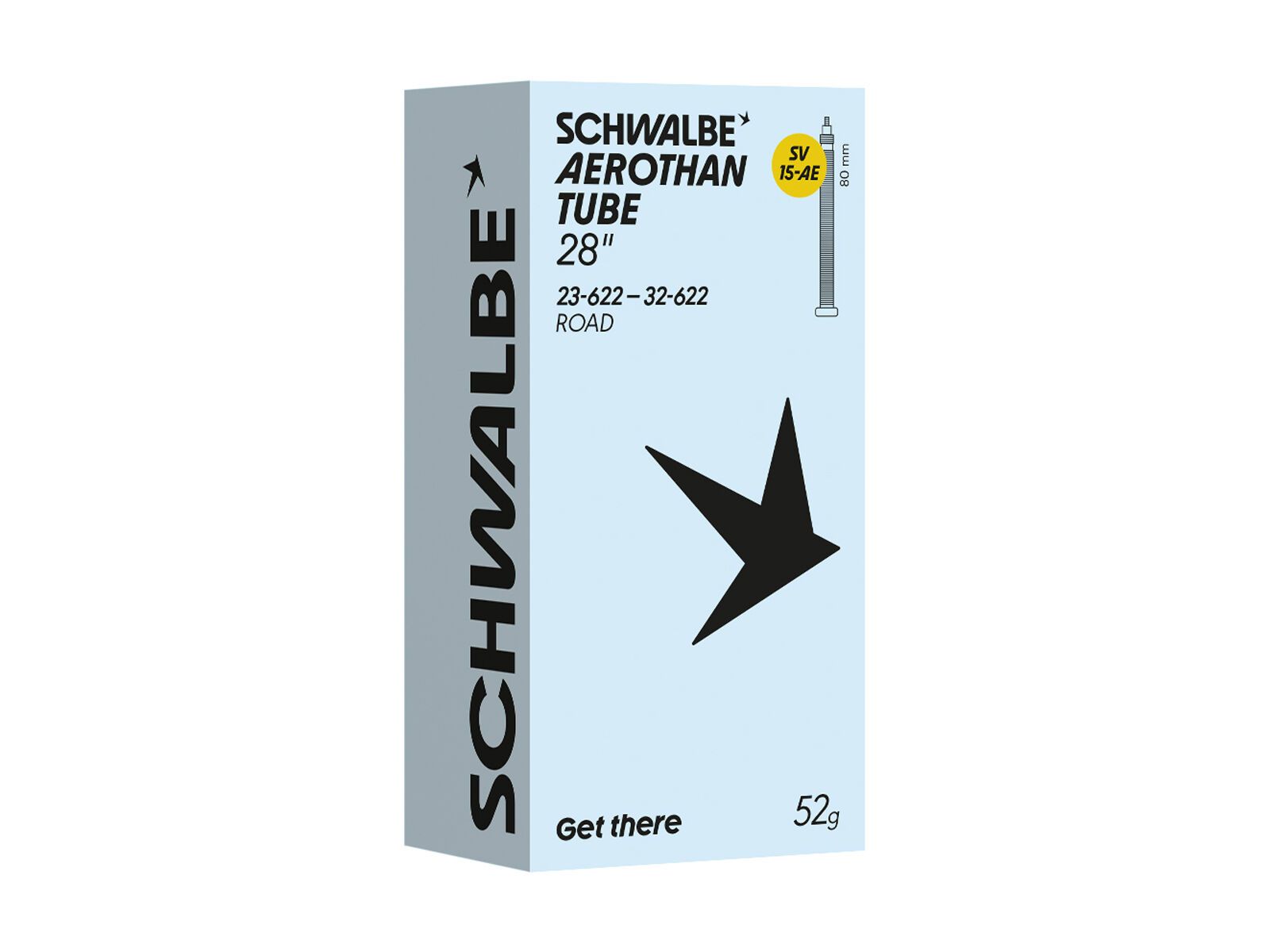 Schwalbe Aerothan Tube SV 15AE 28/700C Road - 23/32-622 / 80 mm - Bild 1