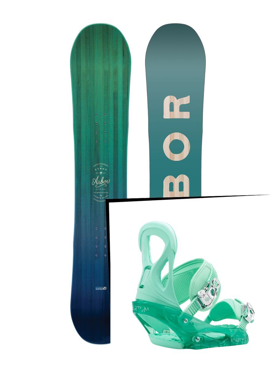 Set: Arbor Ethos 2017 + Burton Stiletto (1712933S) - Bild 1