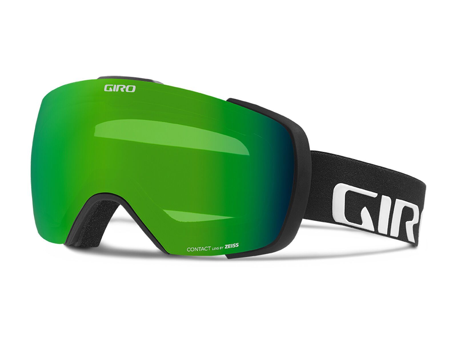 Giro Contact inkl. Wechselscheibe, black wordmark, loden green/yellow boost - Bild 1