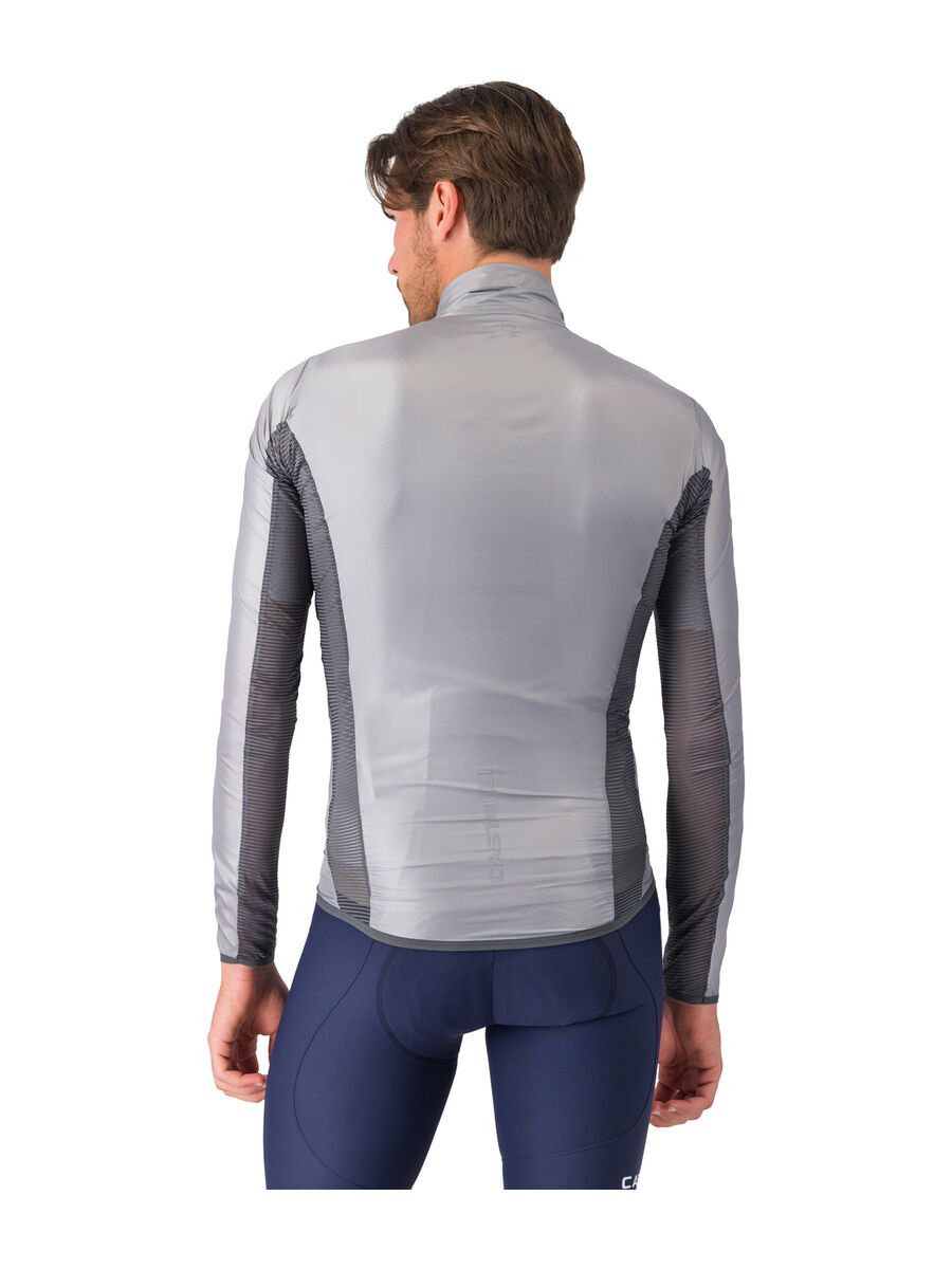 Castelli Aria Shell 2 Jacket, silver gray/dark gray - Bild 3