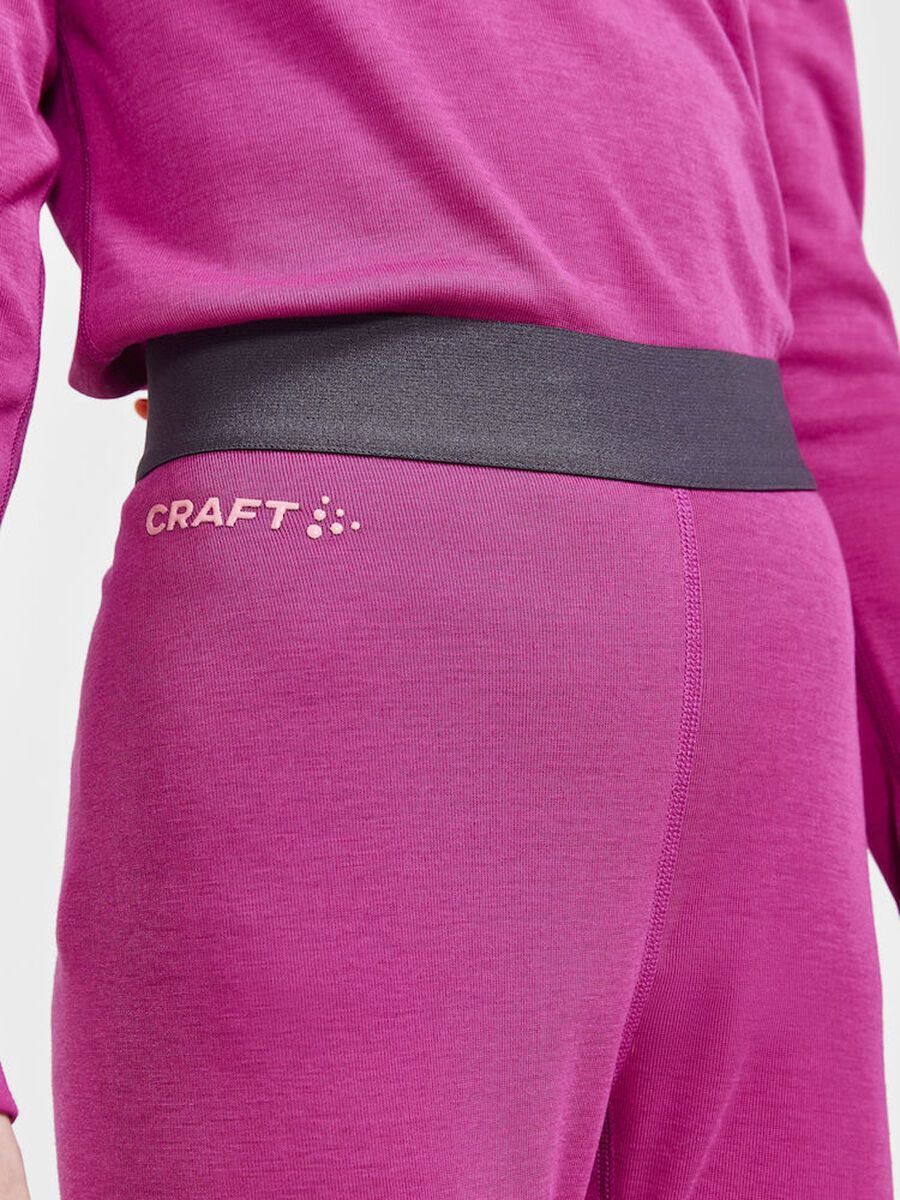 Craft Core Warm Baselayer Set Junior, roxo-coral - Bild 9