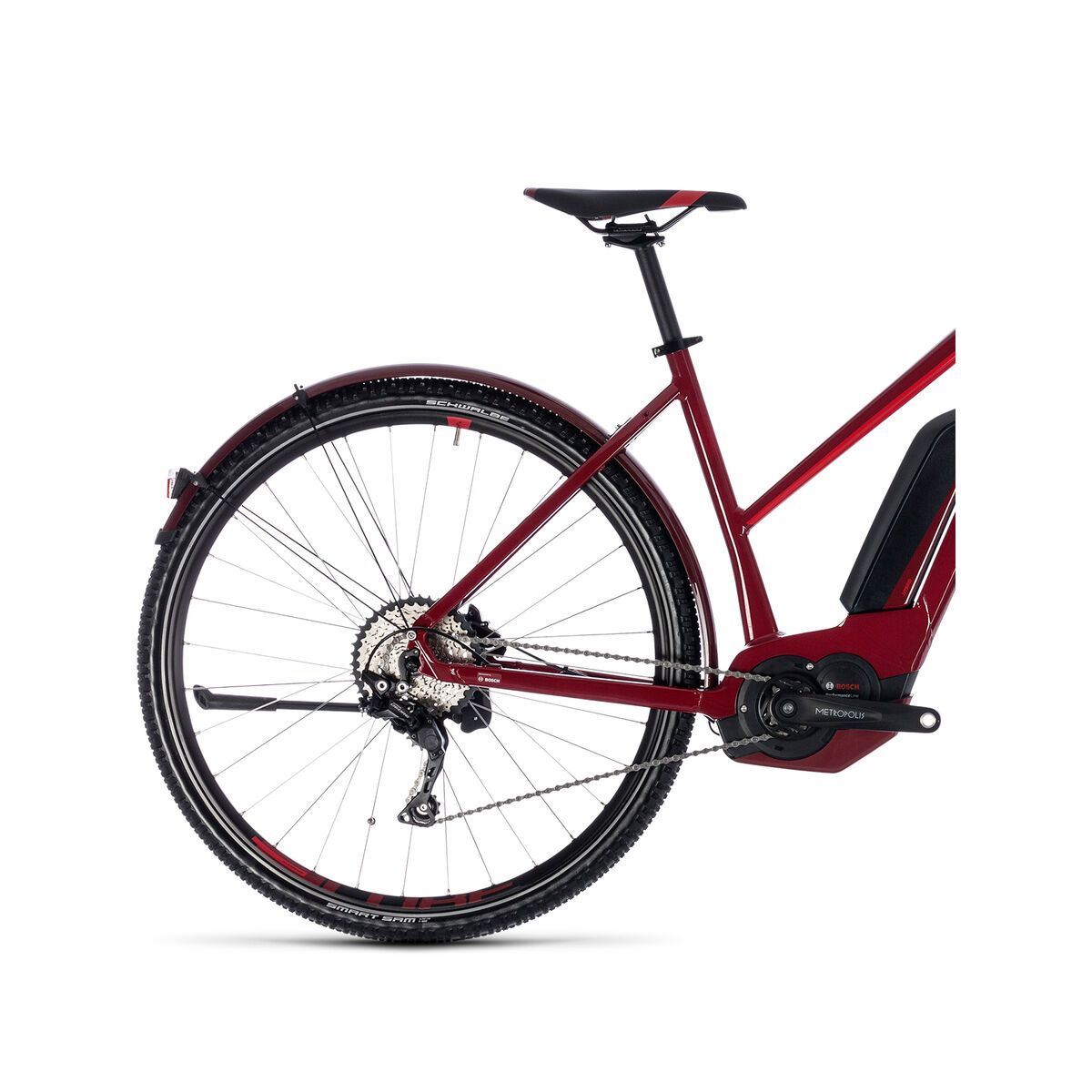 Cube Cross Hybrid Pro Allroad 500 Trapeze, darkred´n´red - Bild 5