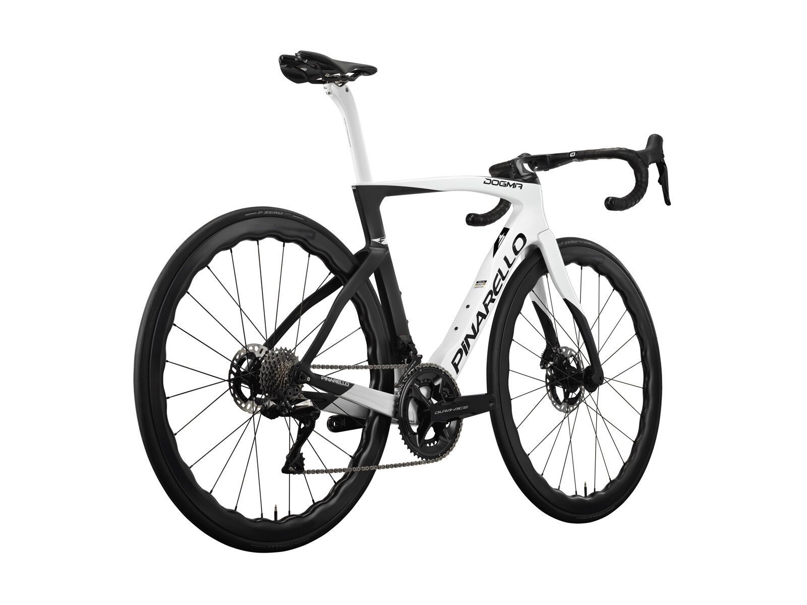 Pinarello Dogma F Dura Ace Di2 2x12 DB Power Meter / Fulcrum Speed Lite 40 DB HG11, summit white - Bild 3