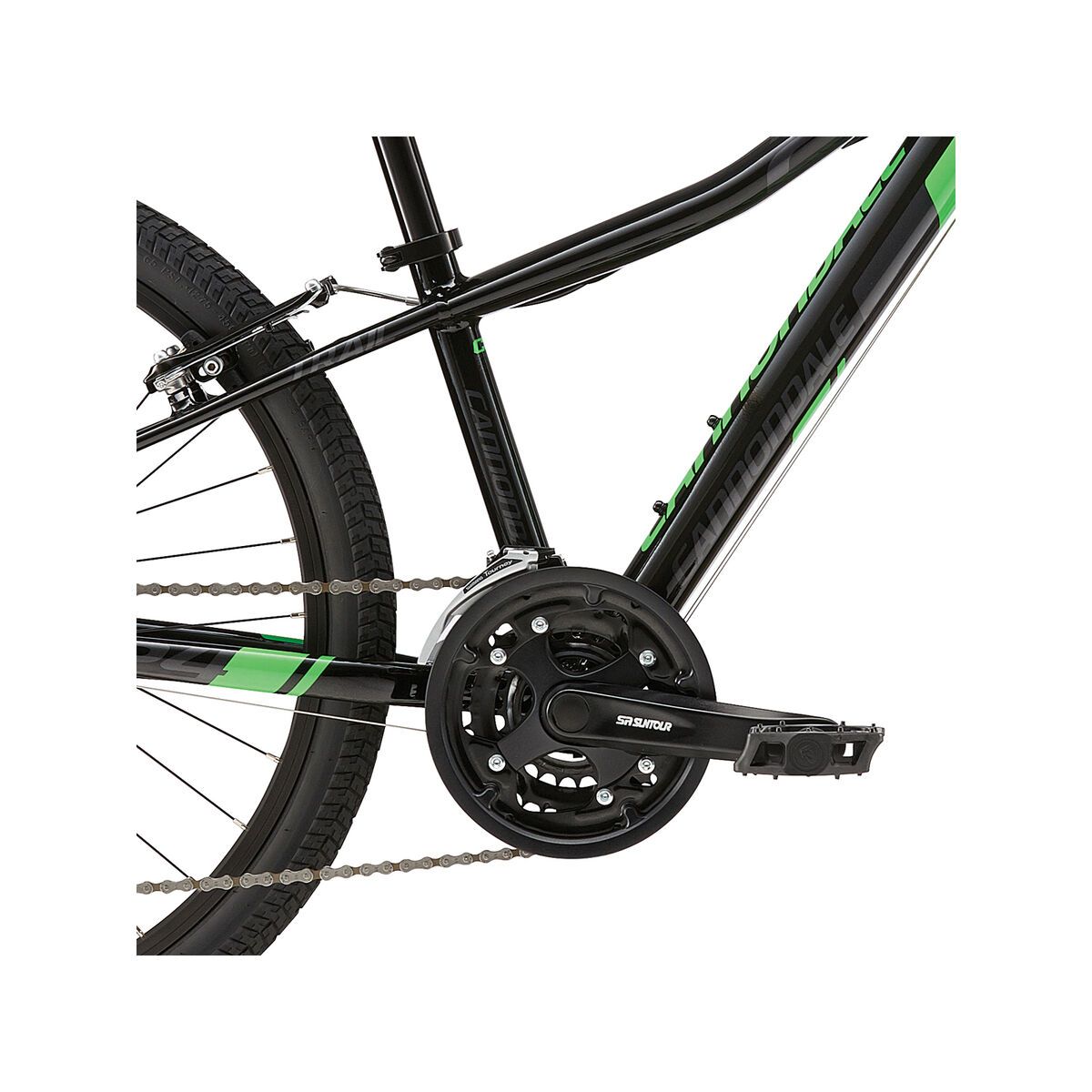 Cannondale Race 24 Kids, jet black w/ viserker green and nearly black, gloss - Bild 4