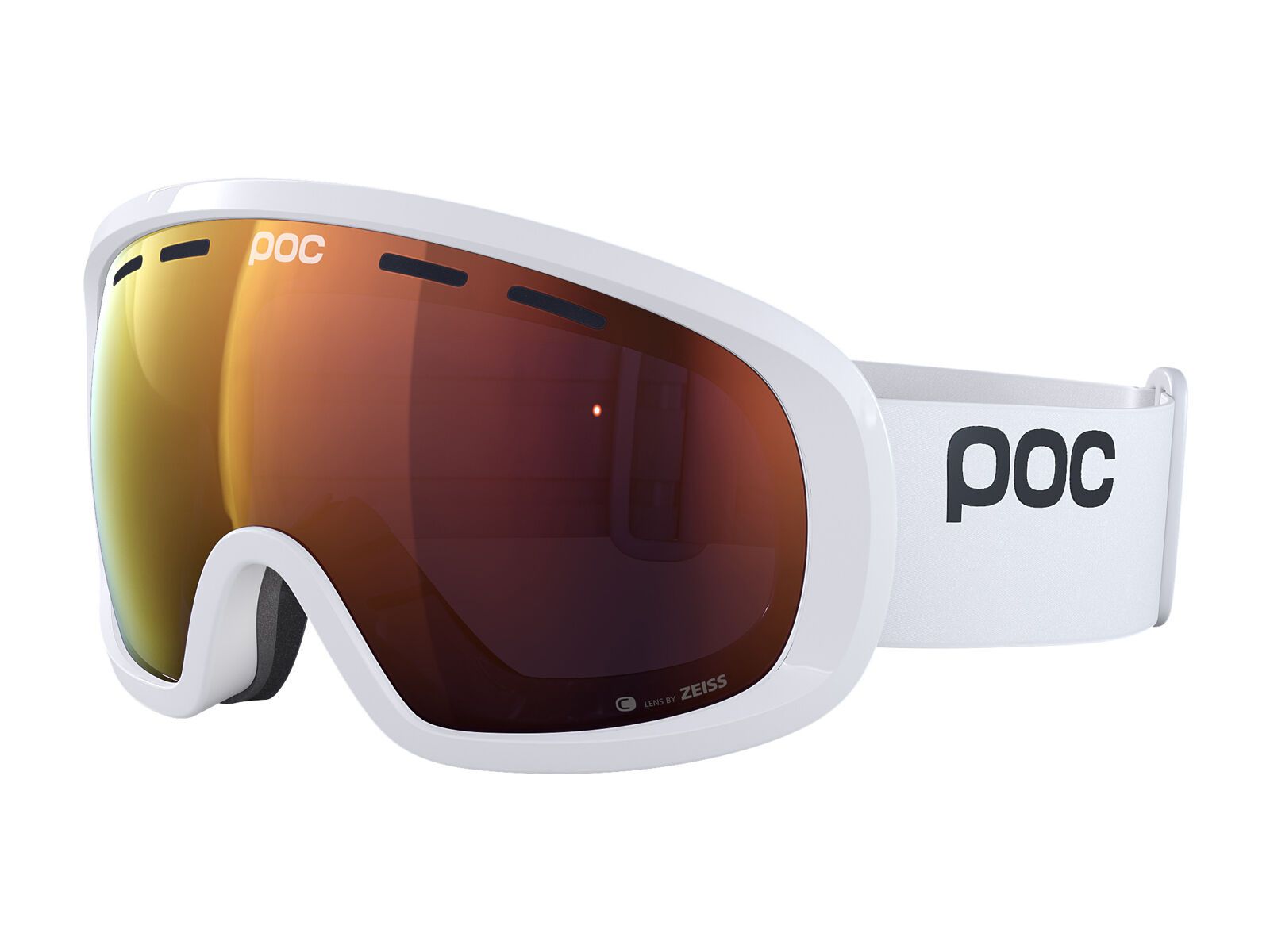 POC Fovea Mid Clarity - Spektris Orange, hydrogen white - Bild 1