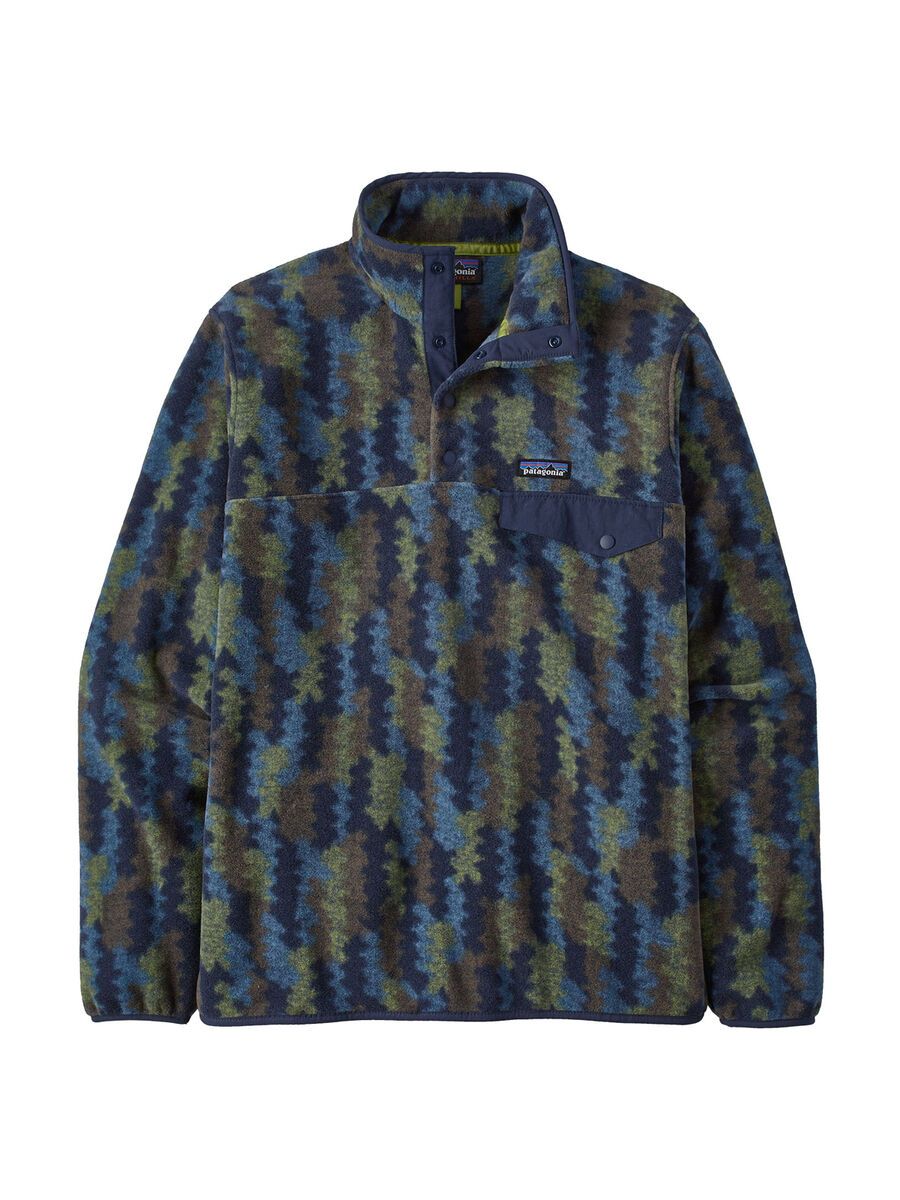 Patagonia Men's Lightweight Synch Snap-T Pullover Climbing Trees Ikat, new navy - Bild 1